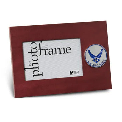 Aim High Air Force Medallion 4-Inch by 6-Inch Desktop Picture Frame