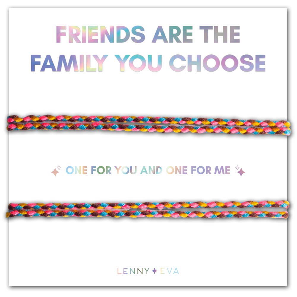 Friends are the Family You Choose Shareable Bracelets