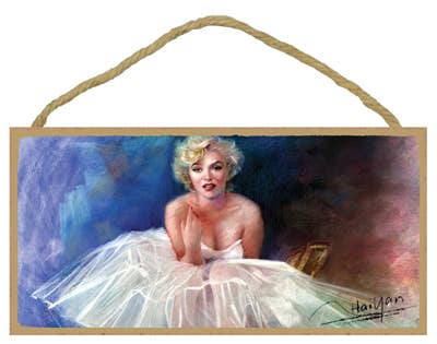Marilyn Monroe Wood Sign