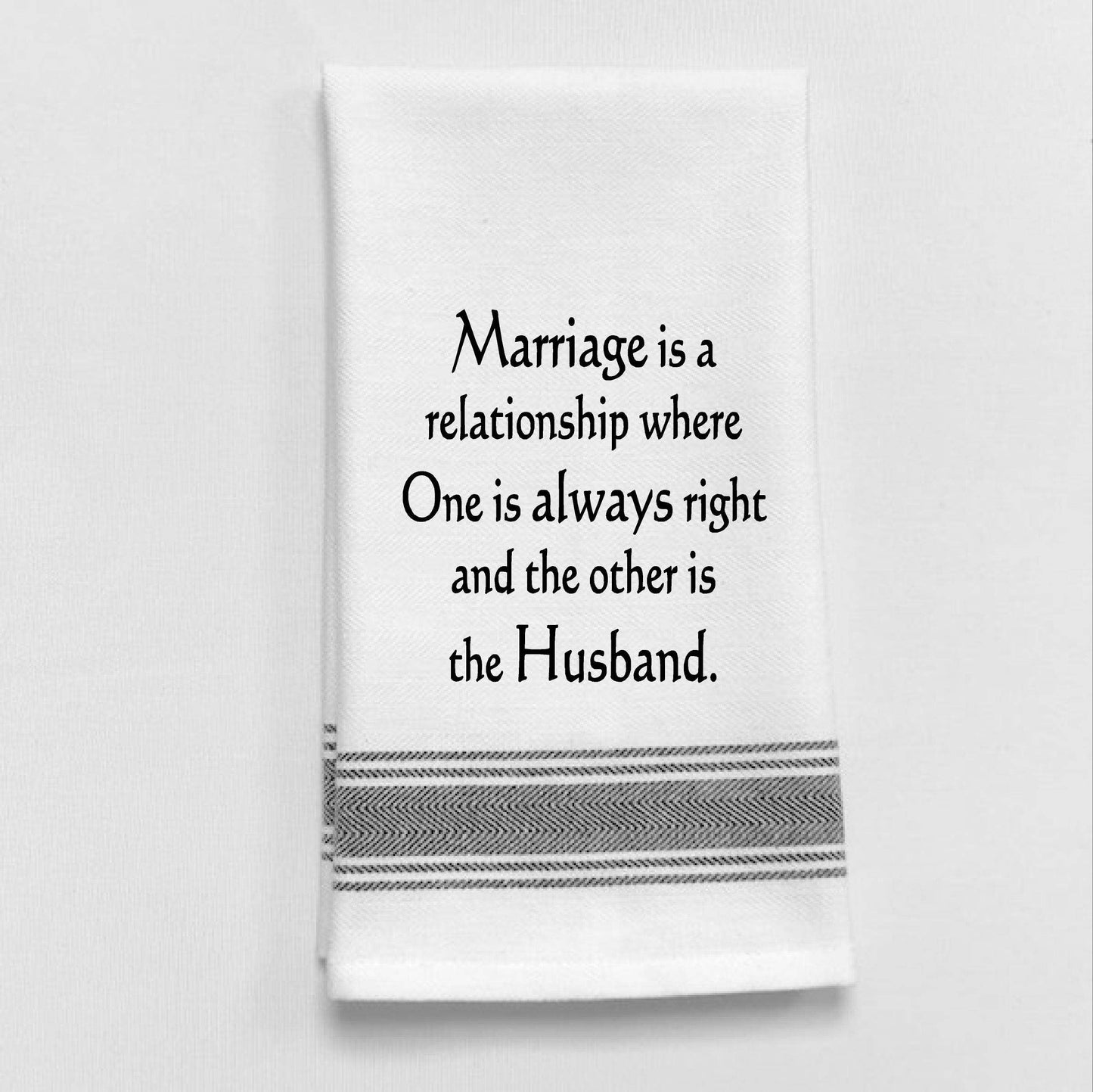 Marriage is a Relationship..Towel