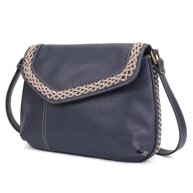 Braided Boho Crossbody w/Paw Print Charm