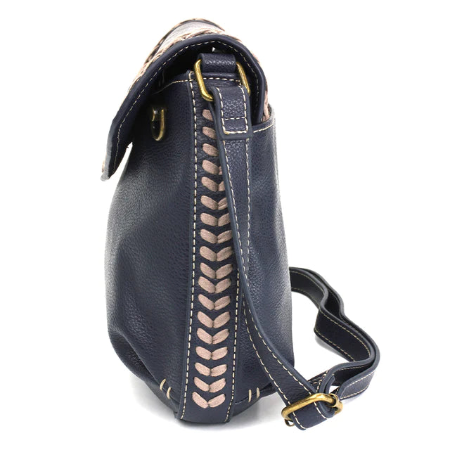 Braided Boho Crossbody w/Cactus Charm