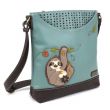 Sloth Sweet Turquoise Messenger
