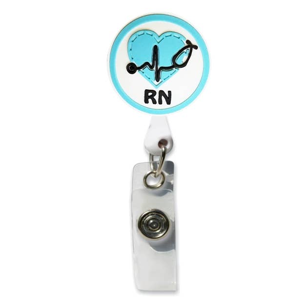 RN Heart Badge Holder
