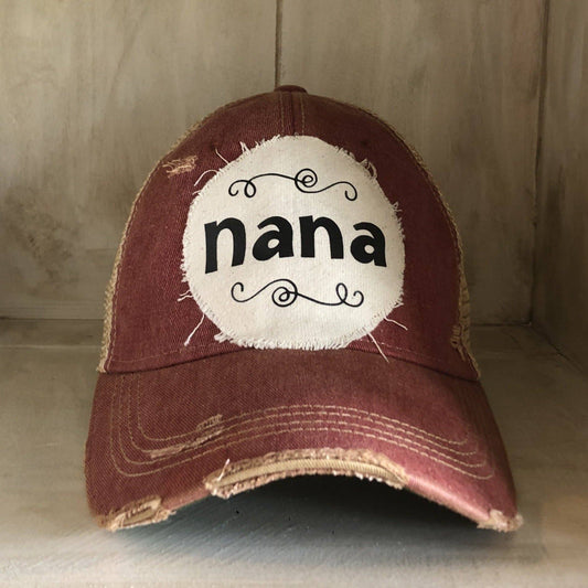 BohoGroove  - Nana Hat, Baseball Hat, Grandma Hat
