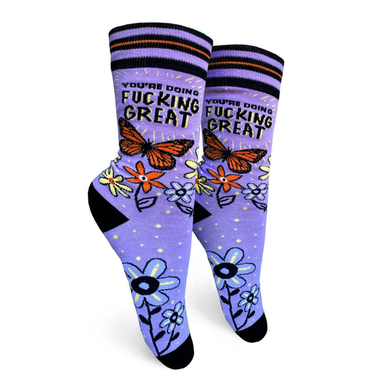 You’re Doing Fucking Great Womens Crew Socks