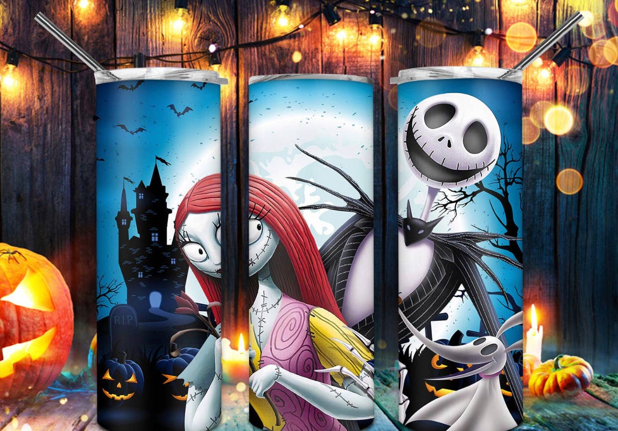 Nightmare Before Christmas Spooky Tumbler
