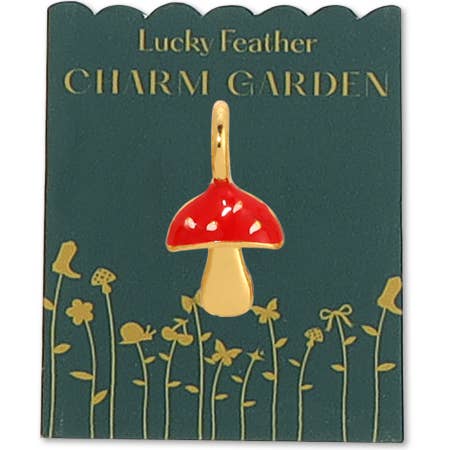 Charm Garden Gold Mushroom