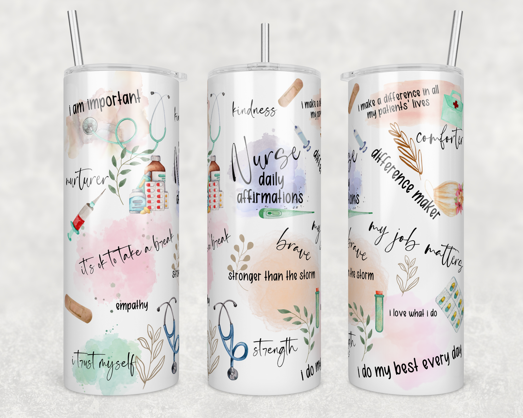 Nurse Affirmations Tumbler 20oz