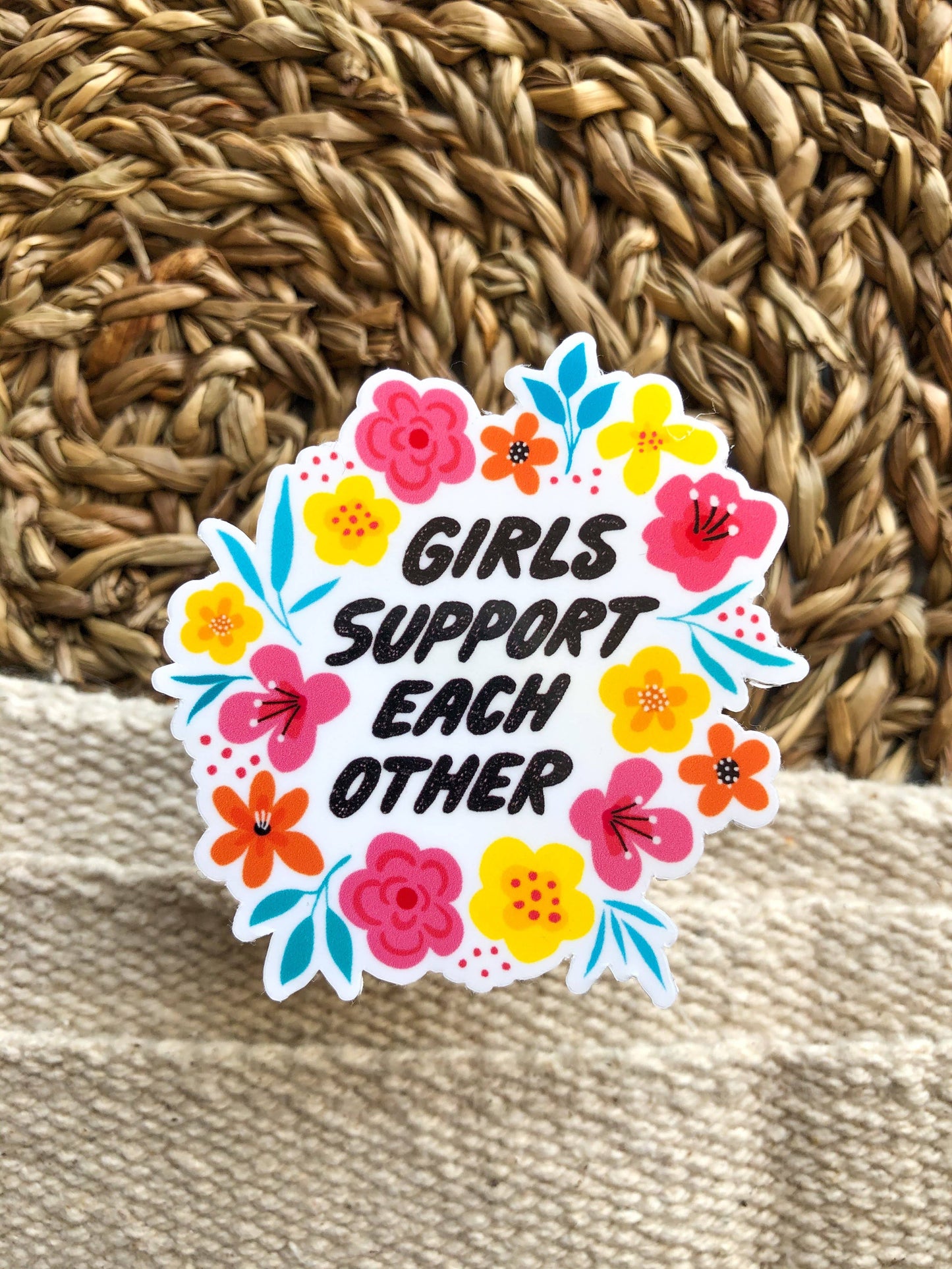 Girls Support Each Other Sticker