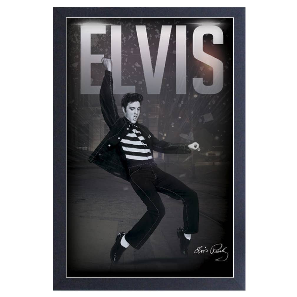 Elvis Let's Rock! Print