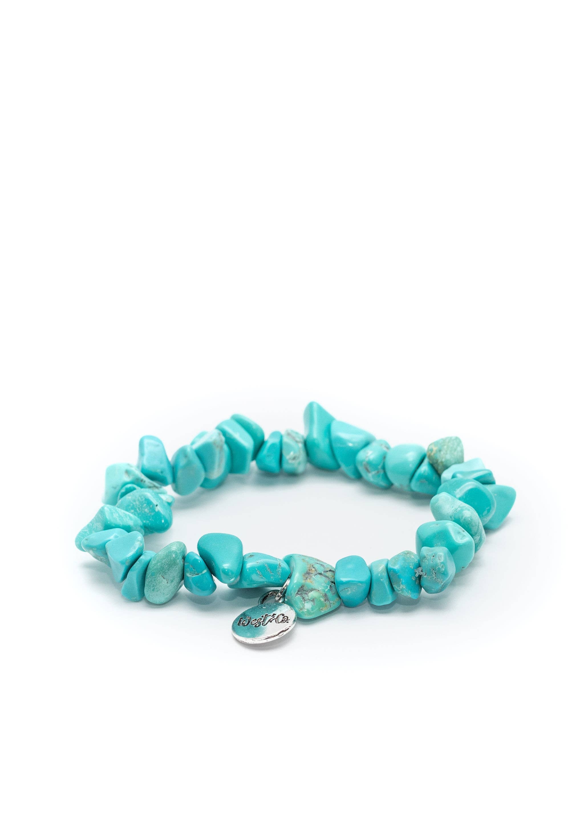 Turquoise Stone Stretch Bracelet