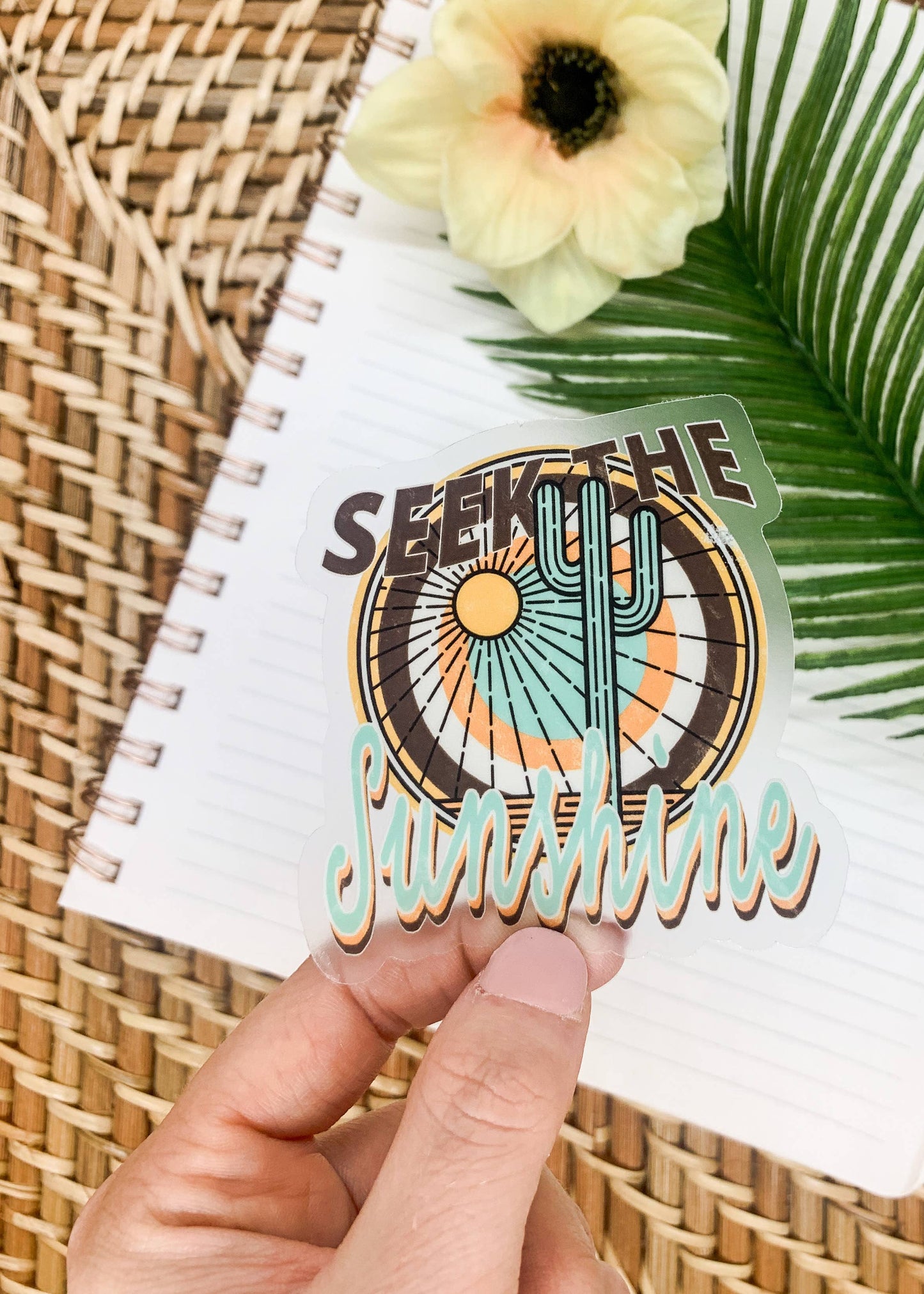 Seek The Sunshine Sticker