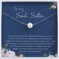 To My Soul Sister Pearl Necklace