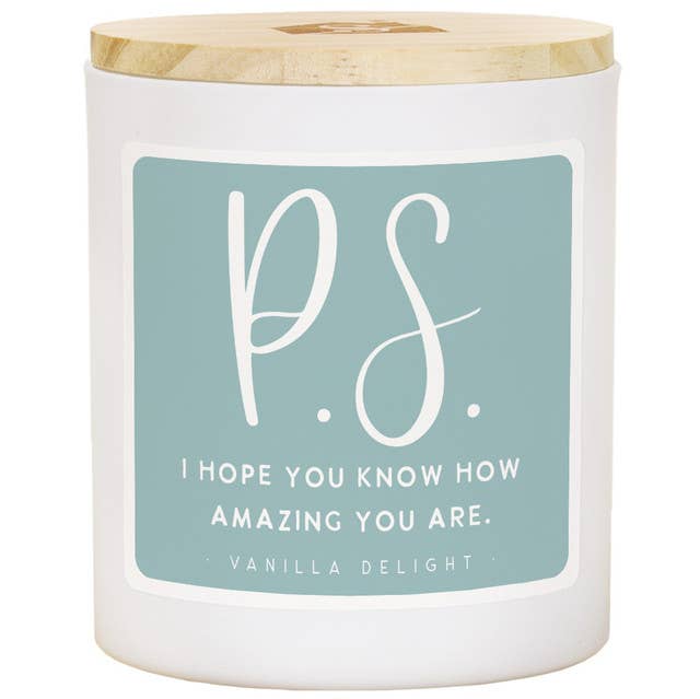 P.S. I Hope You Know..Vanilla Delight Candle