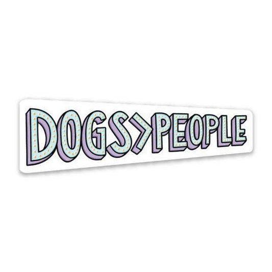 Dogs > People Sticker