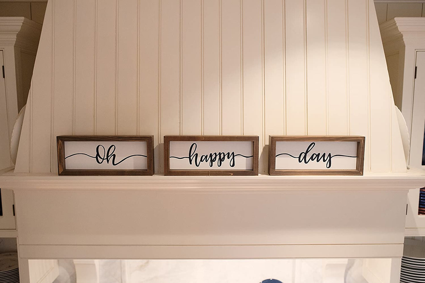 Glory Haus Home Sweet/Oh Happy Day Framed Boards, Multicolor