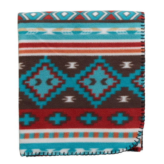 Rio Grande Stripe Fleece Throw