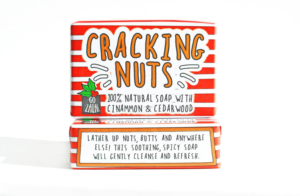 Cracking Nuts Christmas Soap Bar