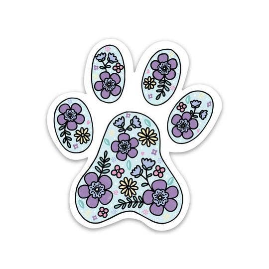 Paw Print Dog Sticker