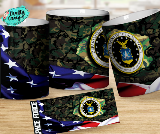 Crafty Casey's  - U.S. Space Force Military Coffee Mug