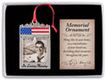 Patriotic Memorial Photo Ornament