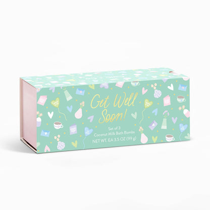 Get Well Soon Bath Bomb Gift Set