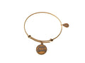Happy Birthday Gold Expandable Bangle Charm Bracelet