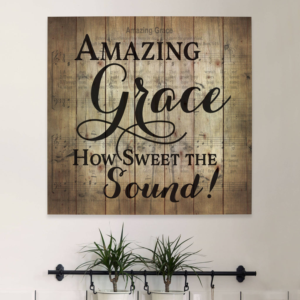 Amazing Grace Pallet Décor
