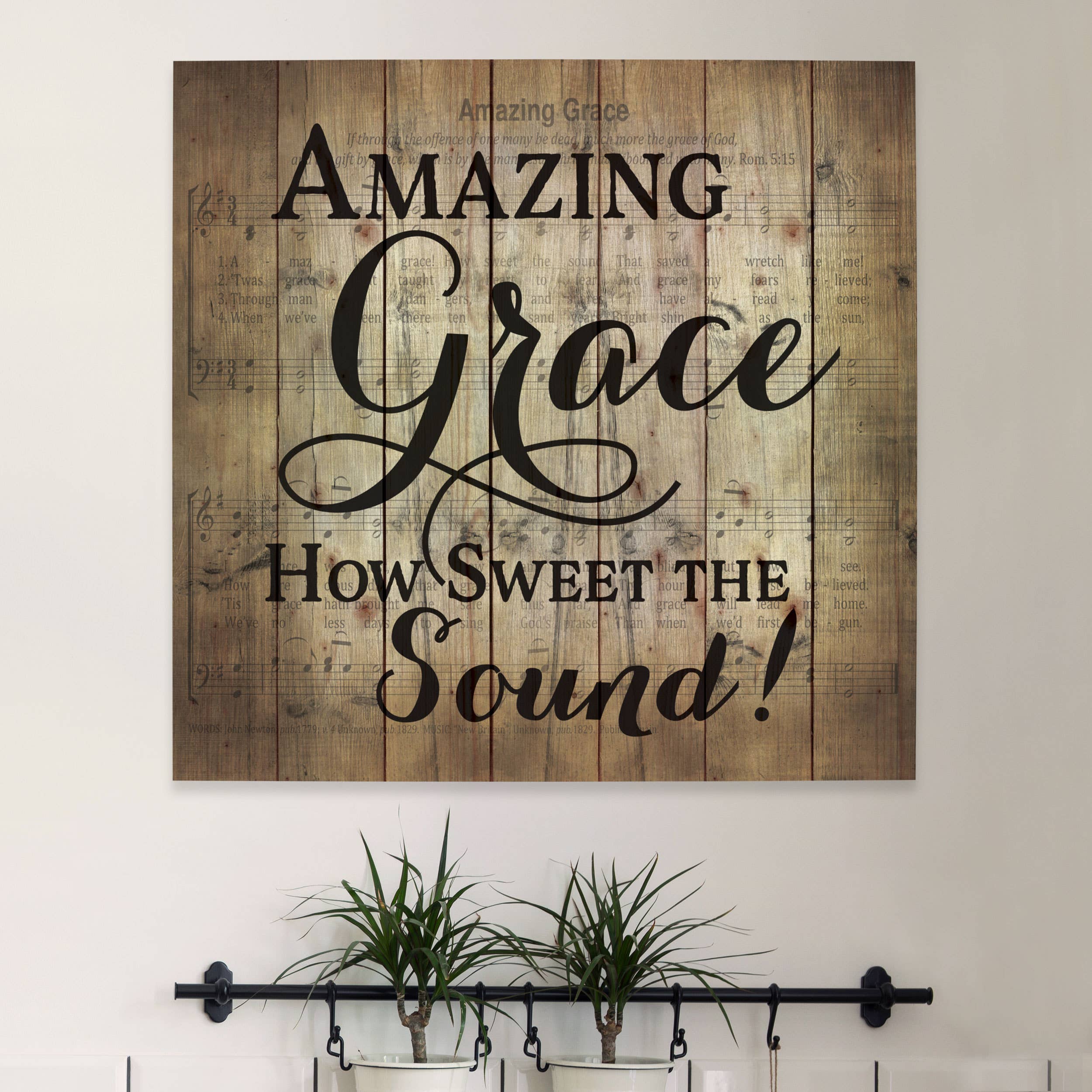 Amazing Grace Pallet Décor