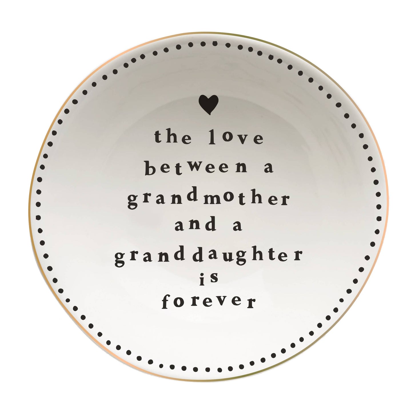 The Love Between a Grandmother and Granddaughter..Trinket Dish