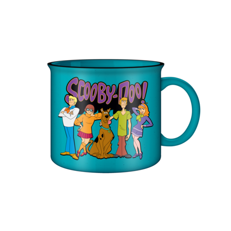 Scooby Doo Group Shot Line Up Logo Ceramic Camper Mug