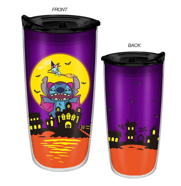 Lilo and Stitch Halloween Double Walled Tumbler With Sliding Lid