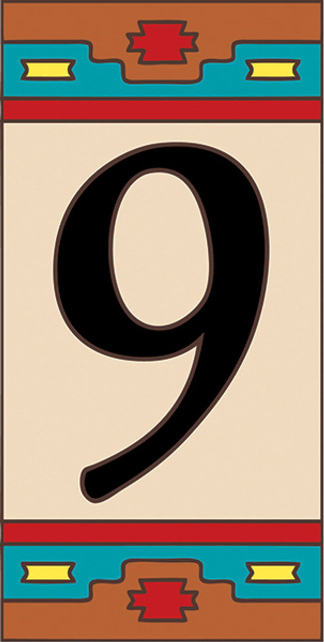 Number 9 Southwest Tile