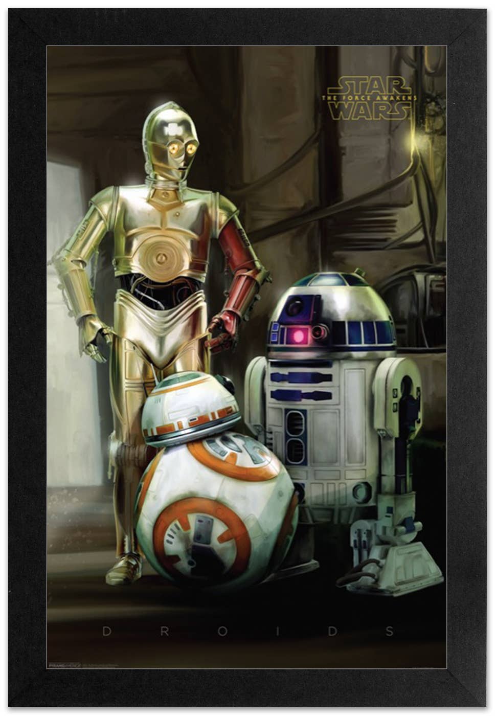 Star Wars Droids 3D Lenticular Framed Print