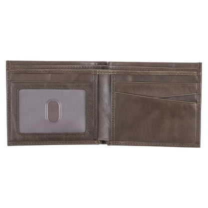 With God All Things Are Possible Brown Genuine Leather Wallet