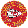 Kansas City Chiefs Round Sign