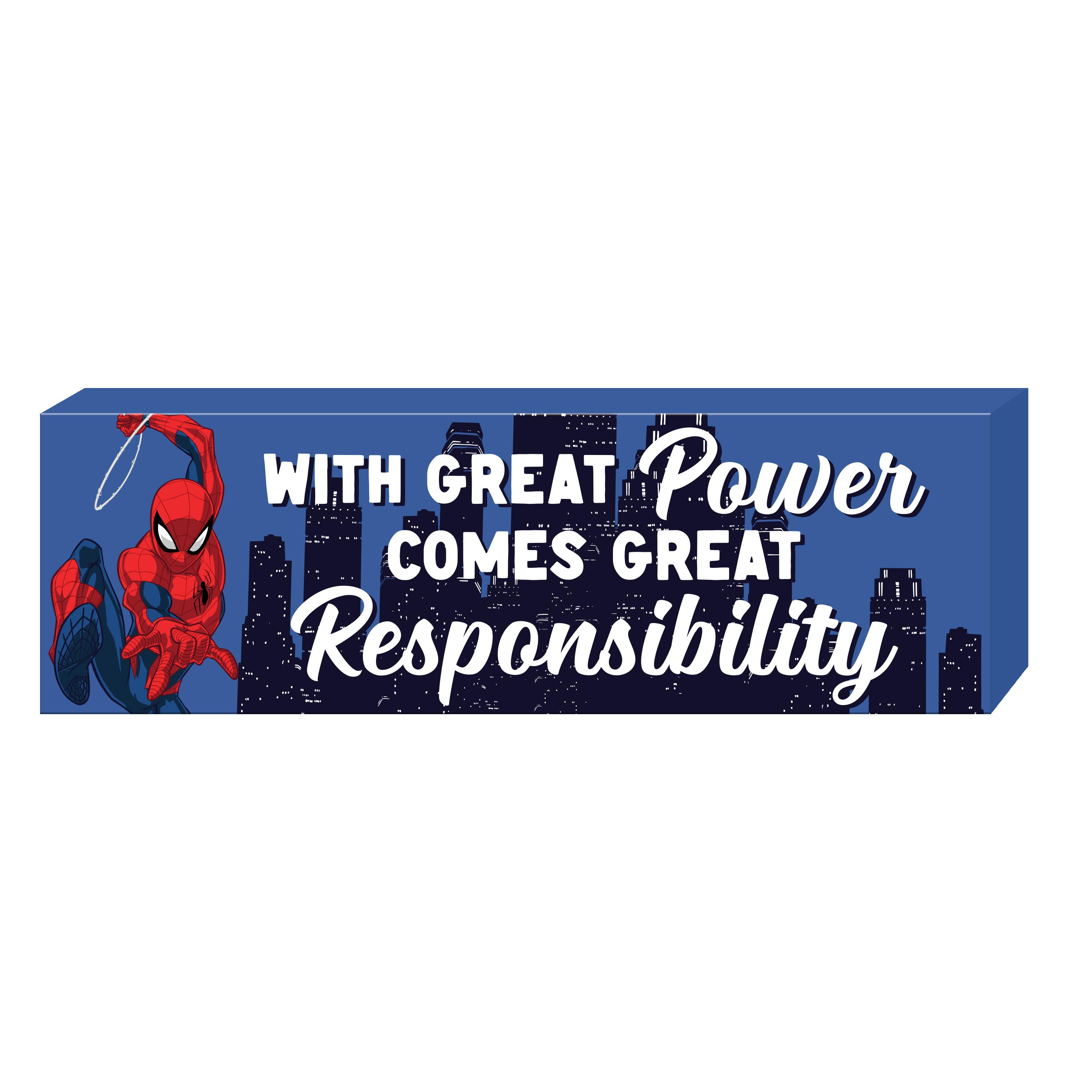 With Great Power…Marvel Spider-Man Sign