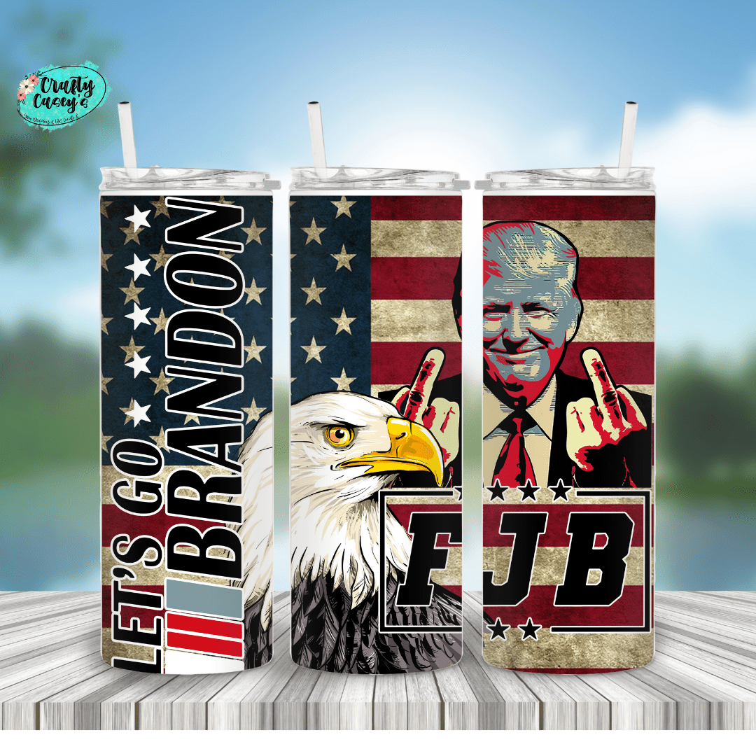 Crafty Casey's - #FJB LETS GO BRANDON Tumbler