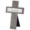 Pray Praise Metal Cross