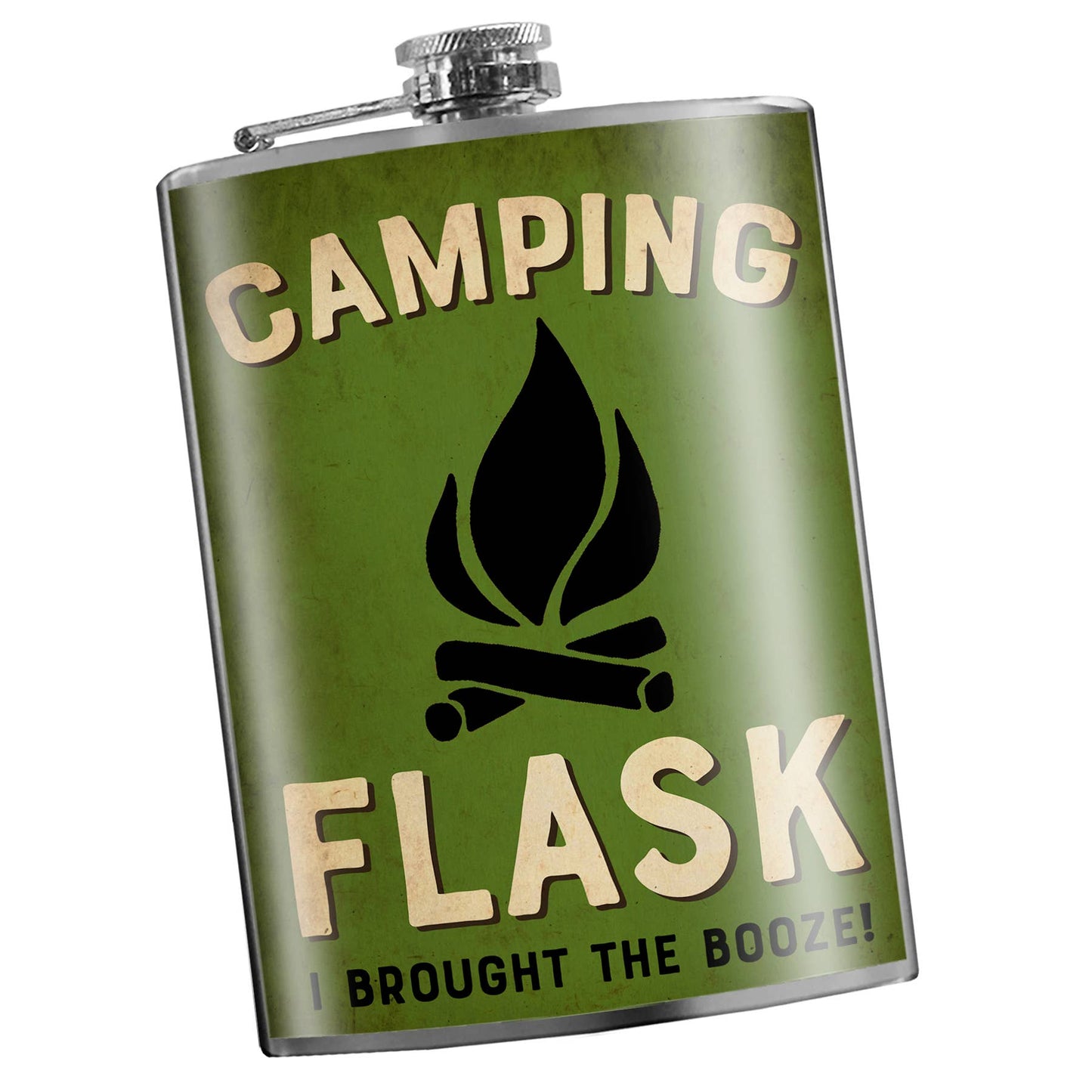 Camping Flask.. I Brought the Booze!