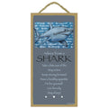 Advice from a Shark Wood Sign