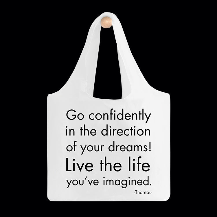 Go confidently reusable bag