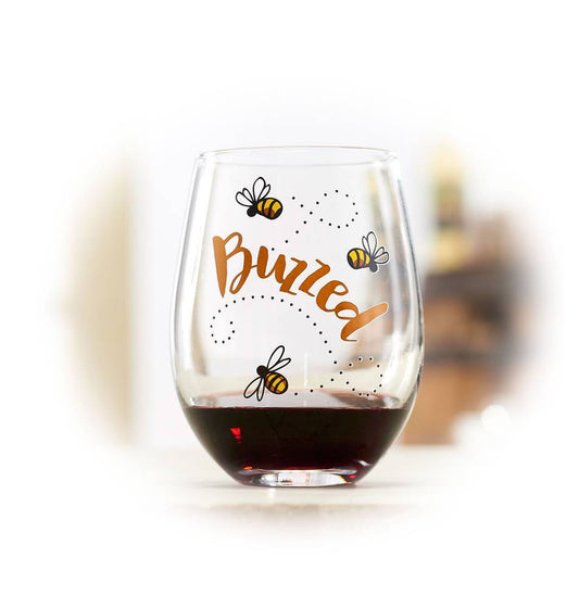 Buzzed Stemless Wine Glass