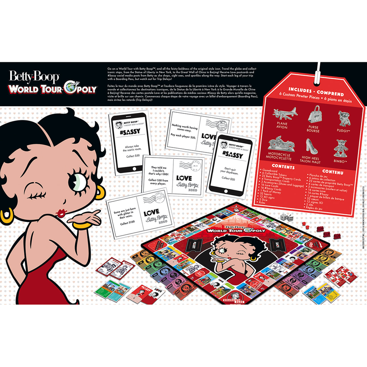 Betty Boop Opoly Board Game