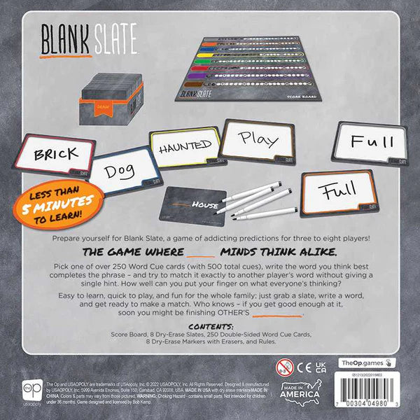 BLANK SLATE™ Board Game