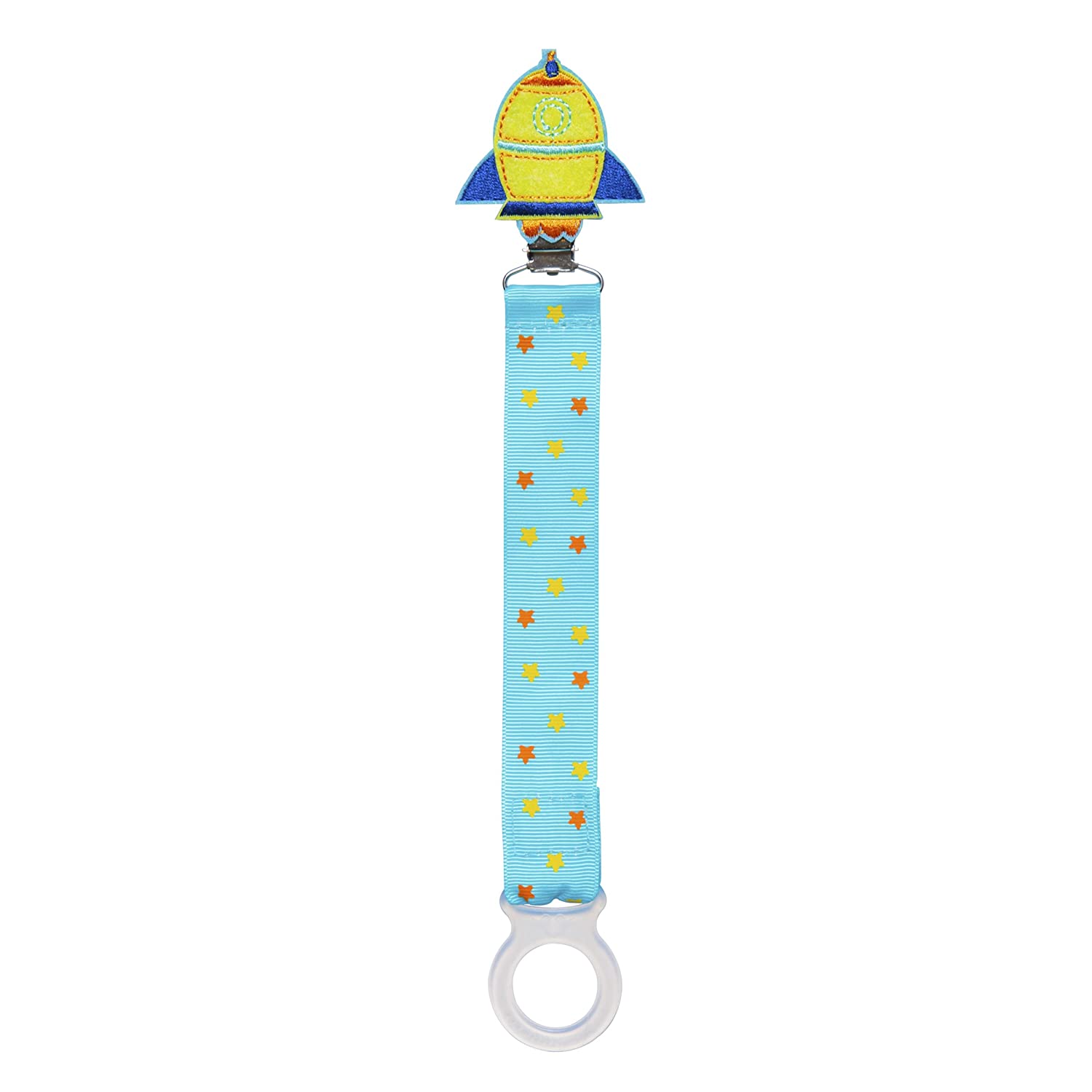 Rocket Pacifier Clip