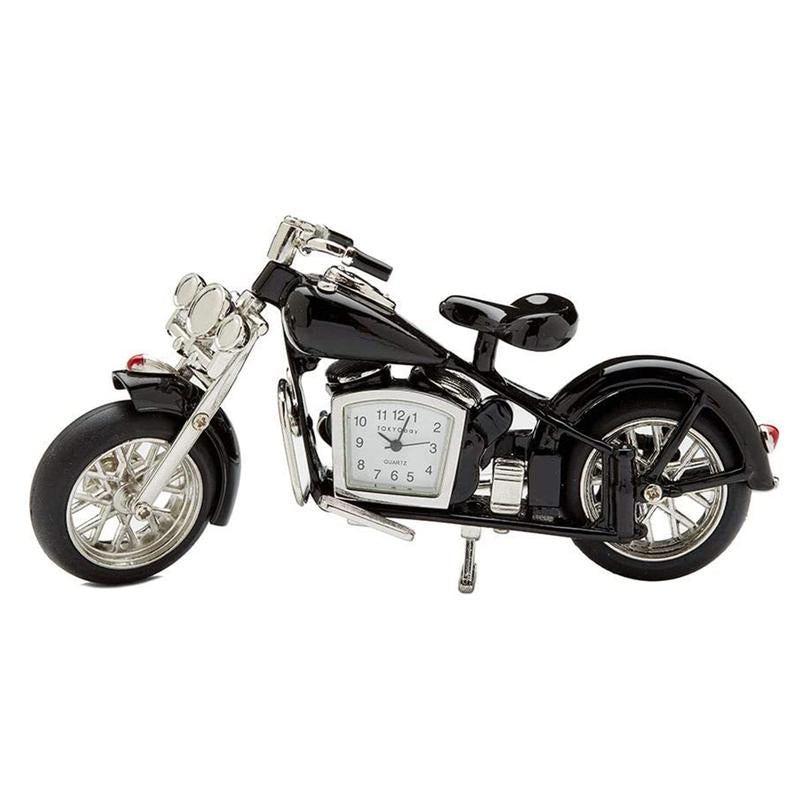 TOKYOBAY BLACK STEEL MATERIAL MOTORCYCLE CLOCK