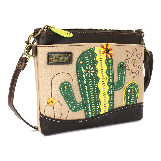 Cactus Dazzled Mini Crossbody Taupe