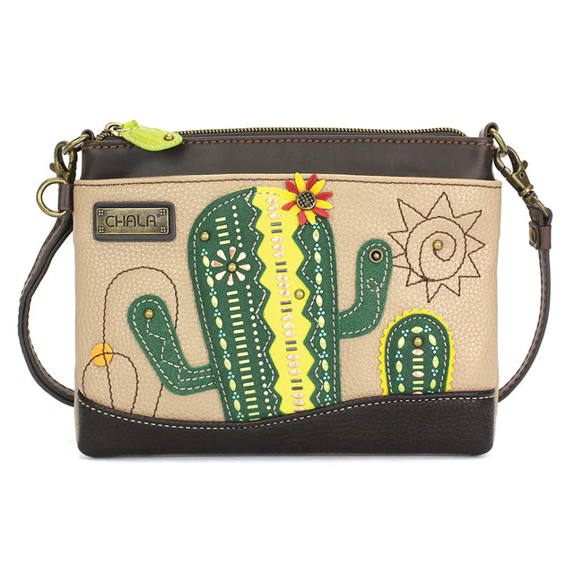 Cactus Dazzled Mini Crossbody Taupe